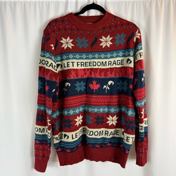 Hulu The Handmaids Tale Let Freedom Rage
Ugly Christmas Holiday Sweater Size: M - Picture 1 of 10